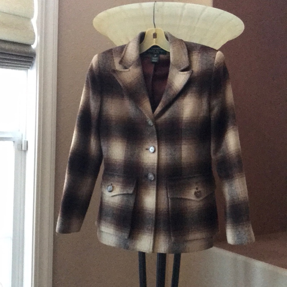Beautiful Vintage Ralph Lauren wool green label classic jacket